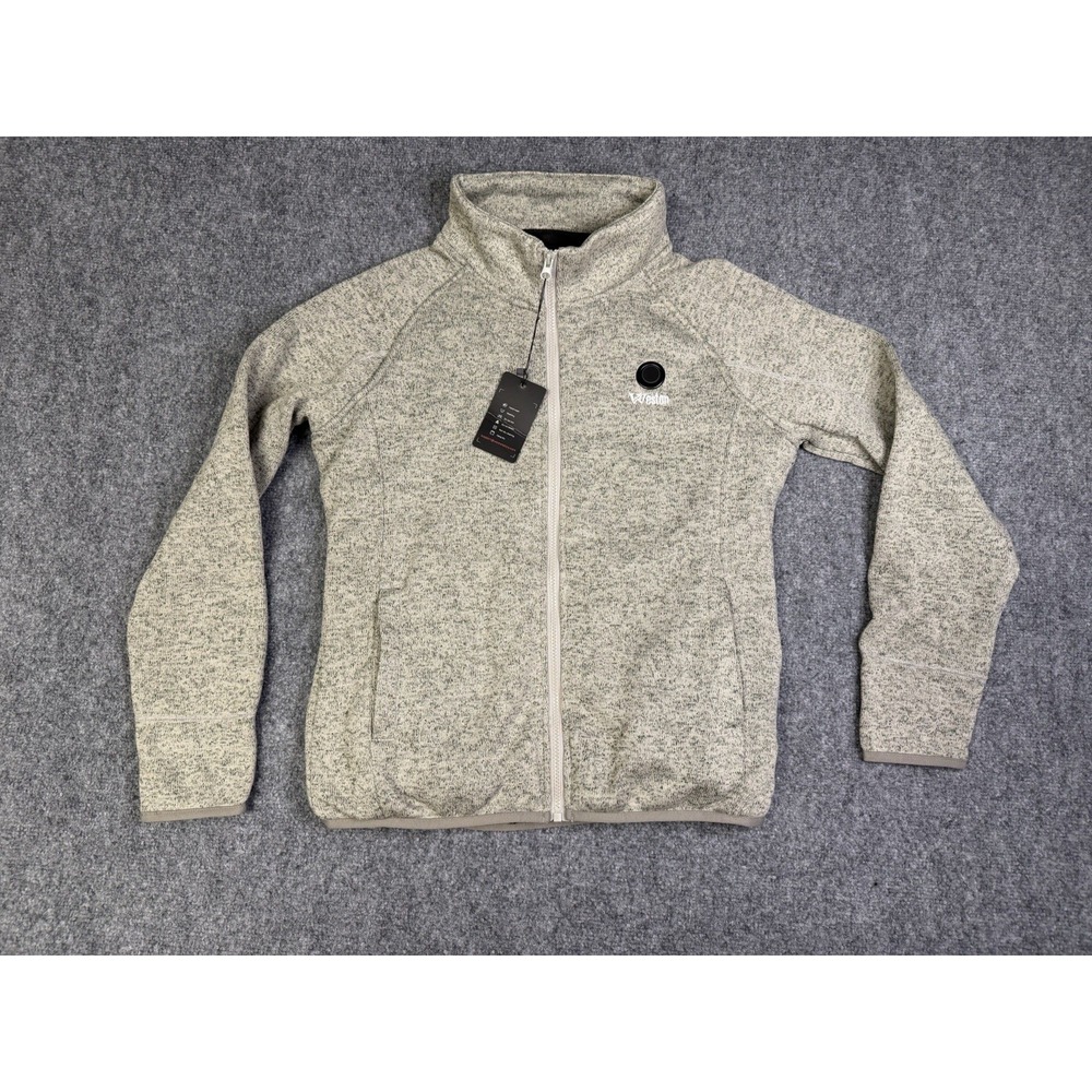 Men's Weston Heated Apparel Full Zip Jacket *NO BATTERY* Size Medium New Gray
